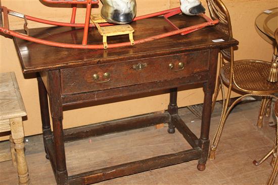 Oak side table